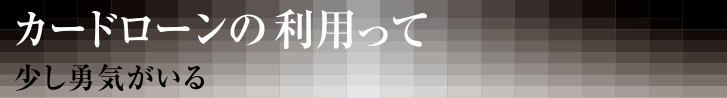 便利なローン機能をセットしたカードです。